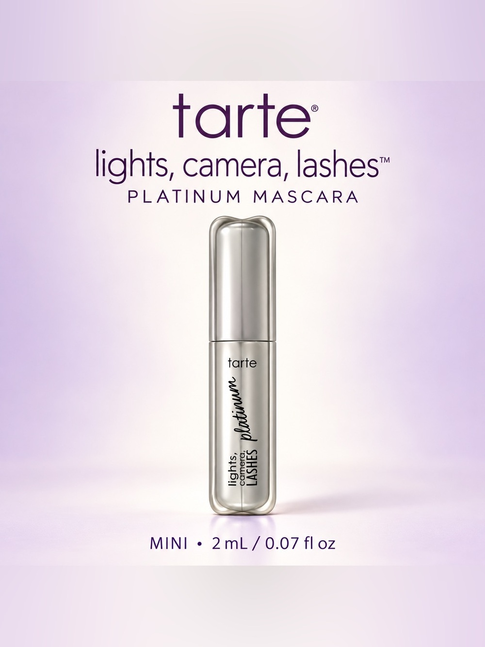 tarte Lights Camera Lashes Platinum Mascara Mini – 2 mL